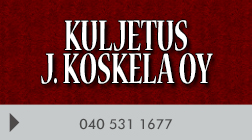 Kuljetus J. Koskela Oy logo